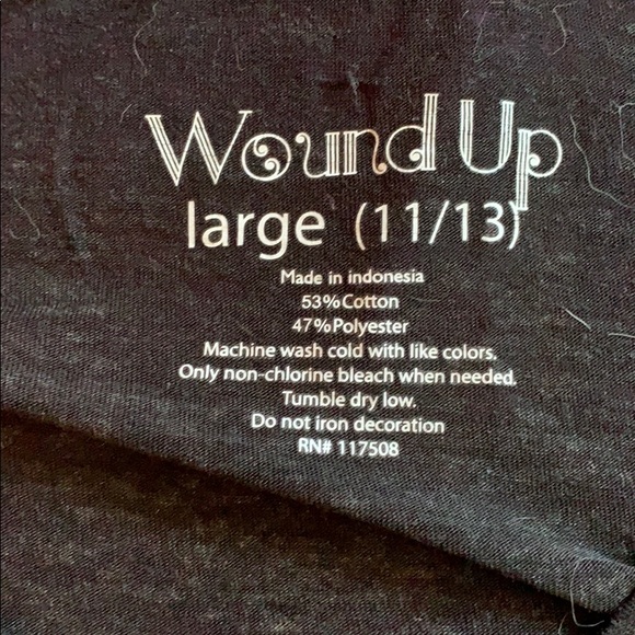 Skull & Roses V Neck Tee Shirt - Picture 2 of 5